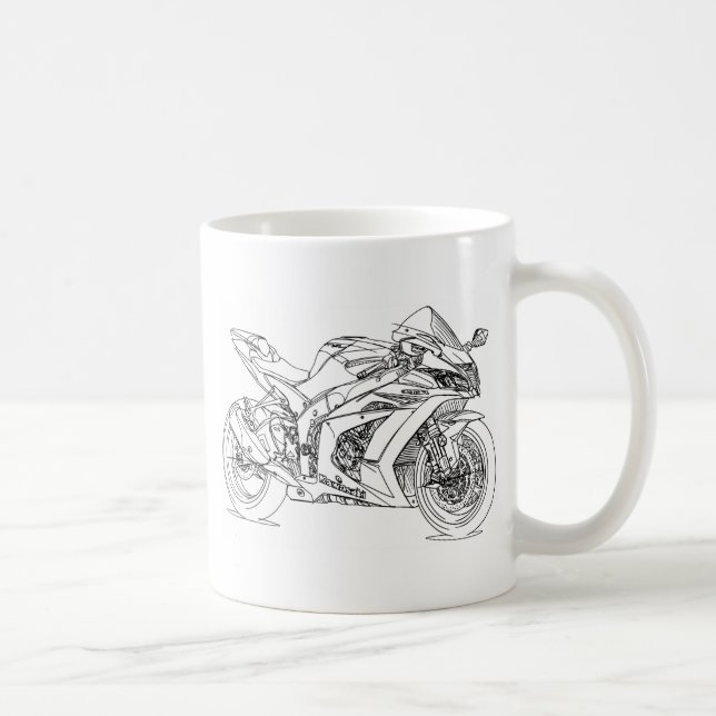 Kaw Ninja ZX10R 2016 Kaffeetasse (Rechts)