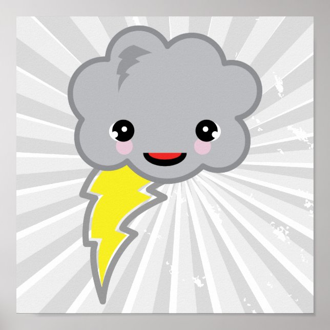 kawai storm cloud poster (Vorne)