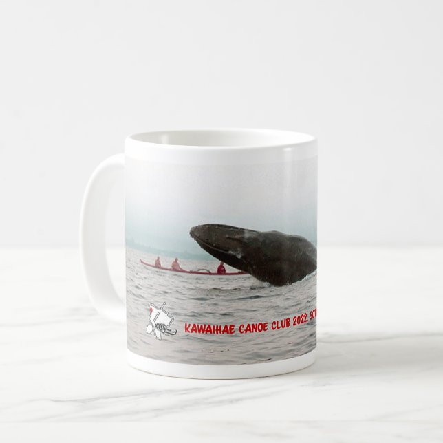 Kawaihae Canoe Club 50e Anniversaire Mug (Devant gauche)