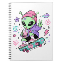 Kawaii-Alien-Skater-Bubble-Tea-Design