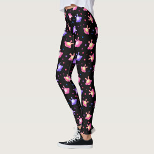 Kawaii Alien UFO Decora Kei Leggings