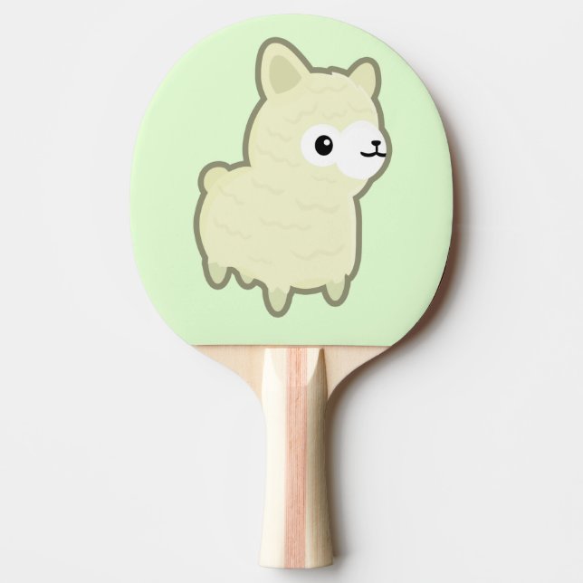Kawaii Alpaka Tischtennis Schläger (Vorderseite)