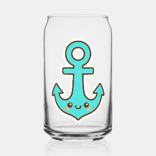 Kawaii Ancre Turquoise - Whimsical & gai