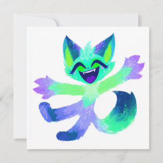 Kawaii Animal Birthday Celebration Einladung