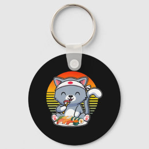 Kawaii Anime Cat Otaku Japanisch Sushi Gift Girls Schlüsselanhänger