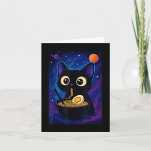 Kawaii Anime Cat Ramen Graphic Funny Men Karte