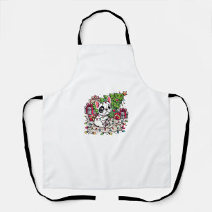 Kawaii Anime Frenchie Christmas Funny Dog Schürze