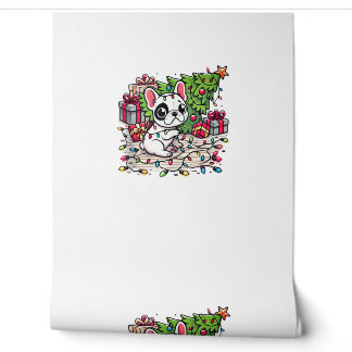 Kawaii Anime Frenchie Christmas Funny Dog Tapete