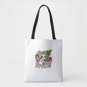Kawaii Anime Frenchie Christmas Funny Dog Tasche