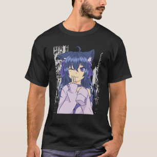 Kawaii Anime Girl Lofi Ästhetische Retro 90S Japan T-Shirt
