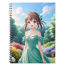 Kawaii Anime Girl Notizblock