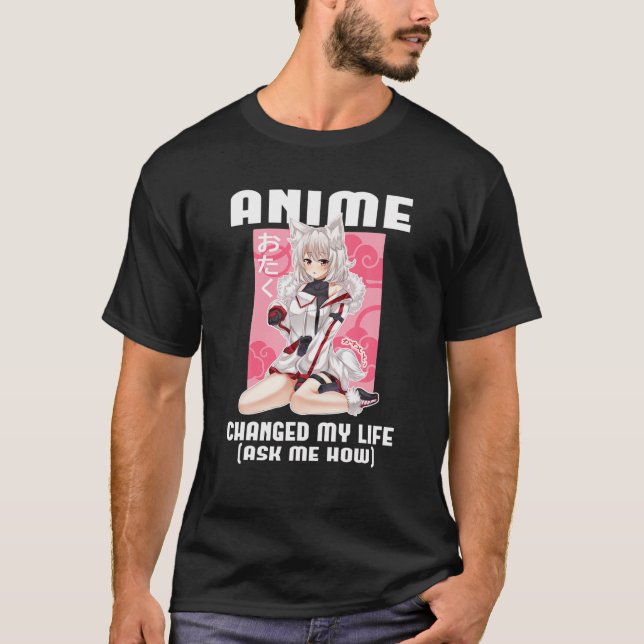 Kawaii Anime Girls Kleidung für Teens Otaku Anime  T-Shirt (Vorderseite)