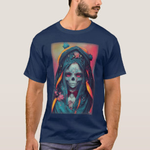 Kawaii Anime Mädchen Lich Horror Halloween Zombie T-Shirt