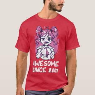 Kawaii Anime Merch 15 Geburtstagskind 15 Jahre alt T-Shirt