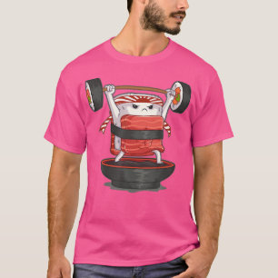 Kawaii Anime Otaku Japanisch Sushi Nigiri Weightli T-Shirt