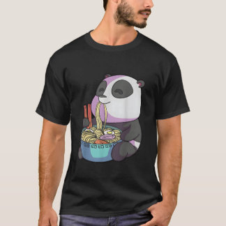 Kawaii Anime Panda isst Ra japanische Nudeln Pand T-Shirt