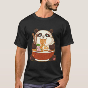 Kawaii Anime Panda Otaku Japanisch Ra Noodles T-Shirt