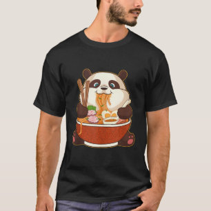 Kawaii Anime Panda Otaku Japanisch Ra Noodles T-Shirt