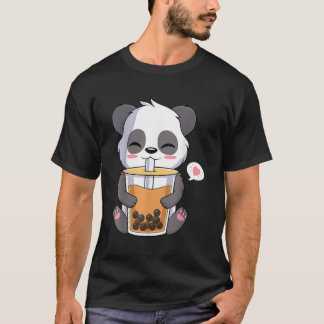 Kawaii Anime Panda Otaku Japanischer Bubble Boba T T-Shirt