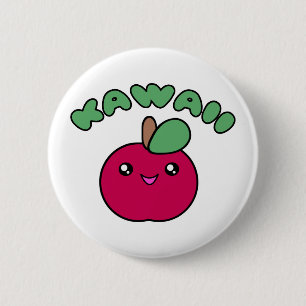 Kawaii Apple Button