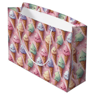 Kawaii Art Ice Große Geschenktüte