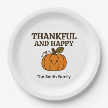 Kawaii Autumn Pumpkin Thanksgiving
