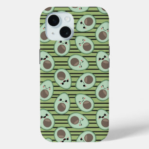 Kawaii Avocado Pattern Case-Mate iPhone Hülle