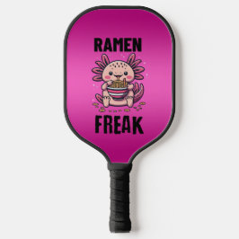 Kawaii Axalotl aß Ramen Pickleball Schläger