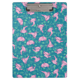 Kawaii Axolotl im Ocean Clipboard Klemmbrett