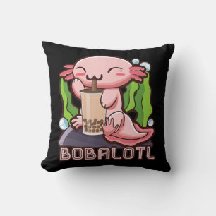 Kawaii Axolotl Niedlich Boba T-Shirt Bubble Tee An Kissen