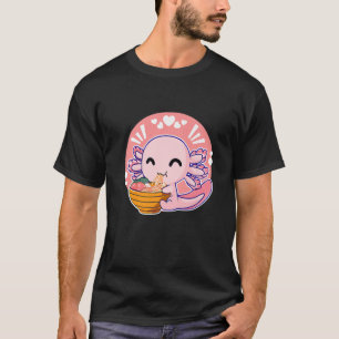Kawaii Axolotl Ramen Niedlich Axolotl Japanese Ani T-Shirt