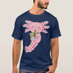 Kawaii Axolotl Ramen Noodles Japanischer Anime Axo T-Shirt
