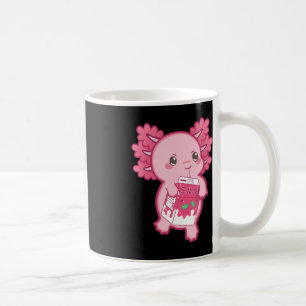 Kawaii Axolotl Strawberry Milk Teen Girl Kinder Ja Kaffeetasse