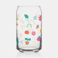 Kawaii Baby Blumen- und Palmenbaum-Muster-Tasse