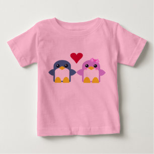 kawaii Baby-Pinguine lieben süße Tweety Baby T-shirt