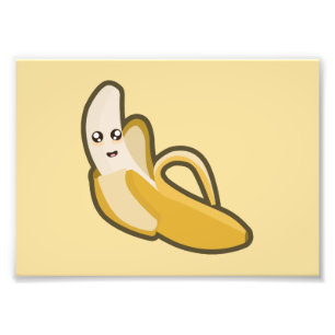 Kawaii Banane Fotodruck