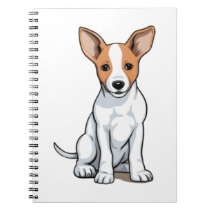 Kawaii Basenji Puppy Notizblock