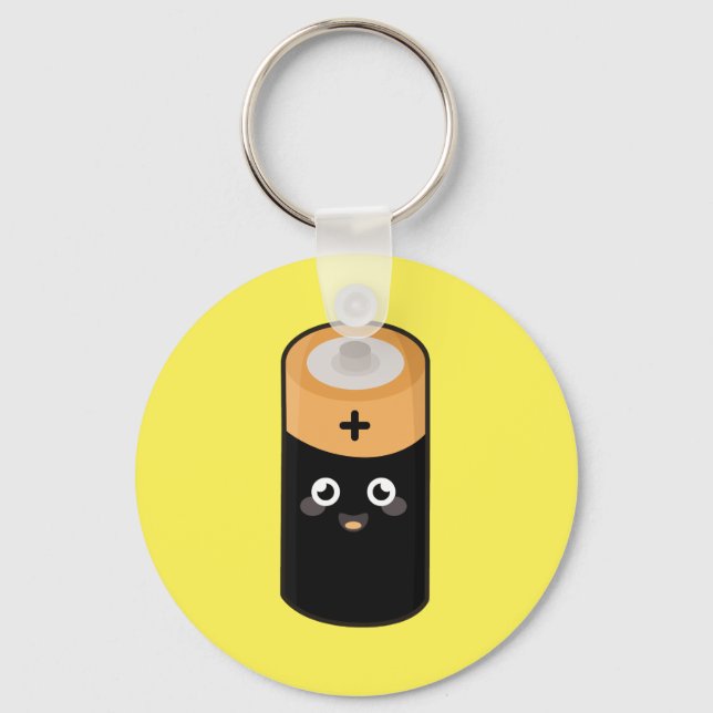 Kawaii Batterie Schlüsselanhänger (Vorderseite)