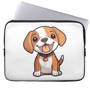 Kawaii Beagle Puppy Laptopschutzhülle