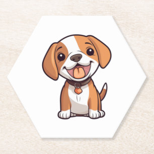 Kawaii Beagle Puppy Untersetzer