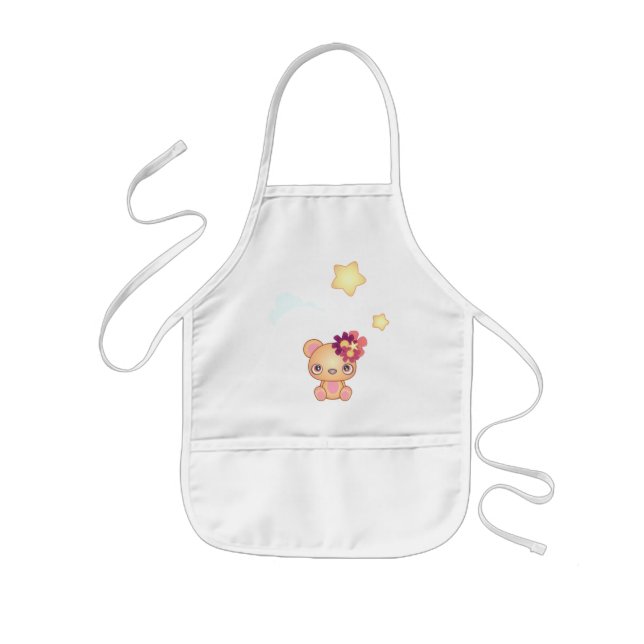 Kawaii Bear Kinderschürze (Vorne)