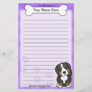 Kawaii Bernese Gebirgshundebriefpapier Briefpapier