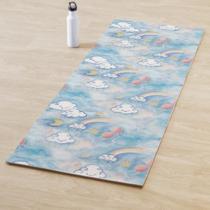 Kawaii bewölkt Yoga-Matte Yogamatte