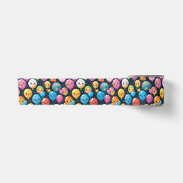Kawaii Birthday Balloon Pattern Satinband