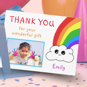 Kawaii Birthday Vielen Dank für Ihre Fotokarte für Postkarte
