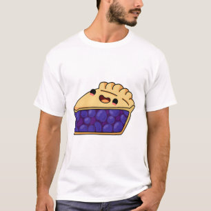 Kawaii Blaubeer-Pie T-Shirt