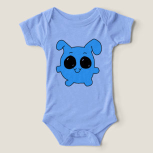Kawaii Blaues Kaninchen T-Shirt