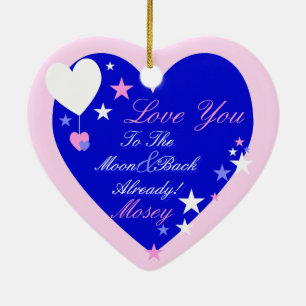 Kawaii Blueberry Basket (Junge) Keramikornament