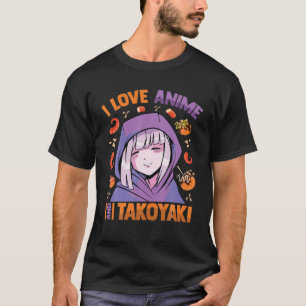Kawaii Blushing Otaku Girl - I Liebe Anime and Tak T-Shirt