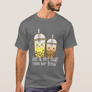 Kawaii Boba Tea Bekleidung nur ein Mädchen, das si T-Shirt